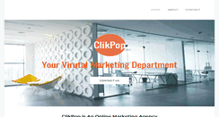 Desktop Screenshot of clikpop.com