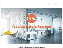 Tablet Screenshot of clikpop.com